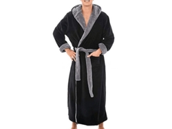 Traje De Baño De Lana Con Capucha Para Hombre, Camisón Largo Cil