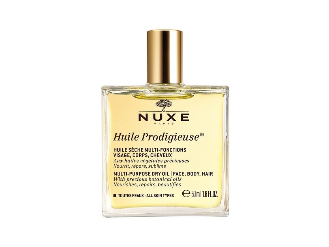 Aceite Corporal NUXE Huile Prodigieuse Seco para Rosto, Cuerpo y Cabello (50 ml)