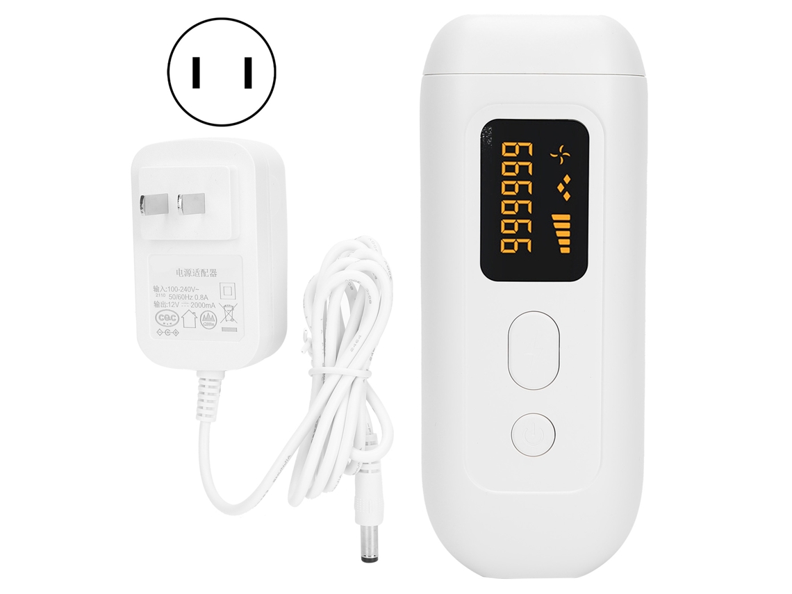 Dispositivo de depilación IPL ajustable con 5 velocidades, 110-240 V