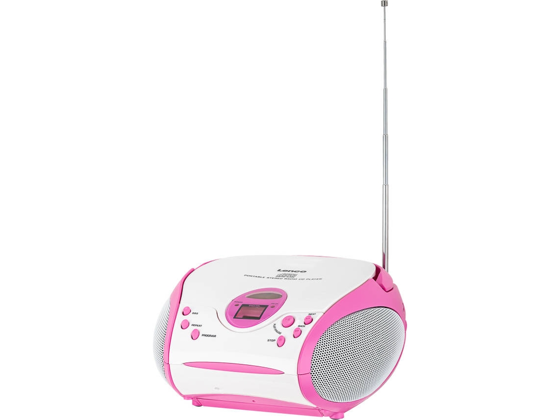 RÁDIO PORT LENCO SCD 24 KIDS ROSA
