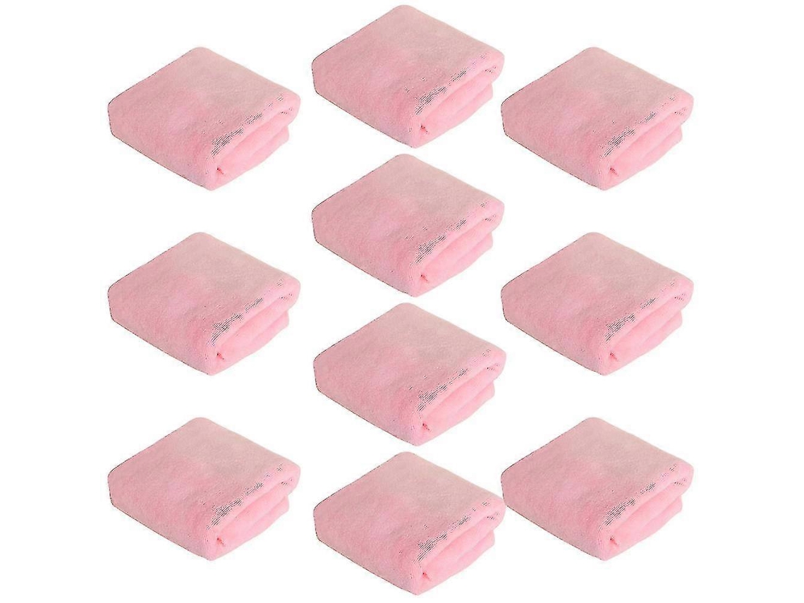 Toallas de peluquería (paquete de 10) de secado rápido para cabello, manos y rostro, para usar en casa, salón, spa y barbería - Rosewell