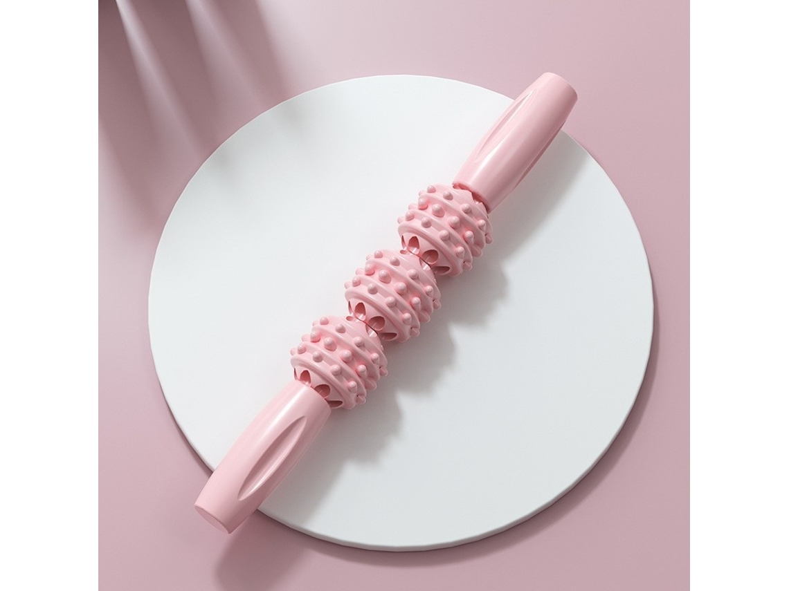 Masajeador De Piernas Delgado (rosa), Rodillo, Varilla De Fascia, Rodillo De Relajación Muscular De Las Piernas