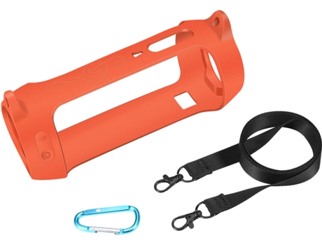 Carcasa GETEK AS25 Naranja (Silicona - Compatibilidad: Amazon Tap)