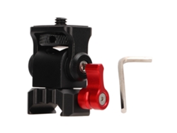 Soporte para monitor de campo, soporte para cámara y base con tornillo de 1/4 de pulgada