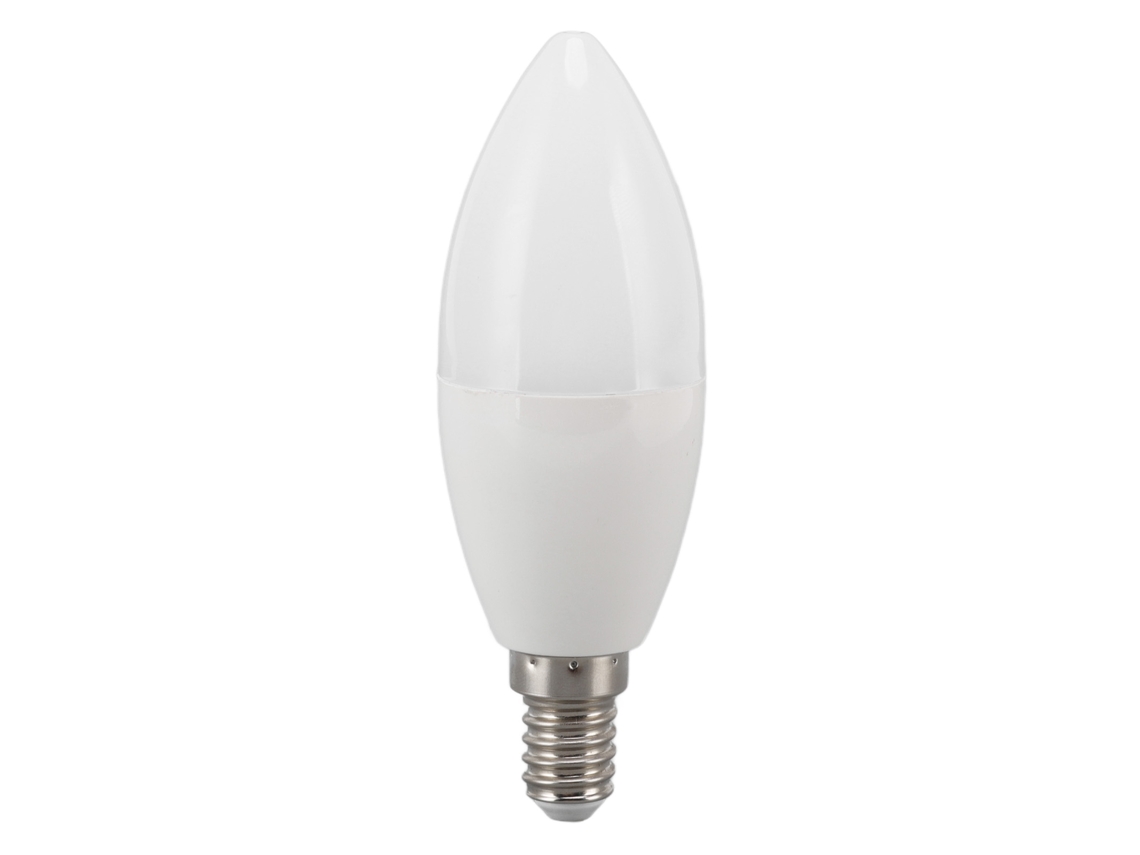 Rebe-bombilla Led Control 5000k C37 E14 5w Luz Blanca Protectora De Ojos Para Decoración Hogar