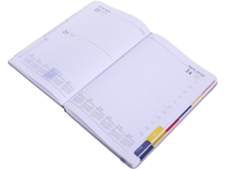 Agenda De Tapa Dura Con Horarios Diarios Para La Productividad Y La Inspiración.