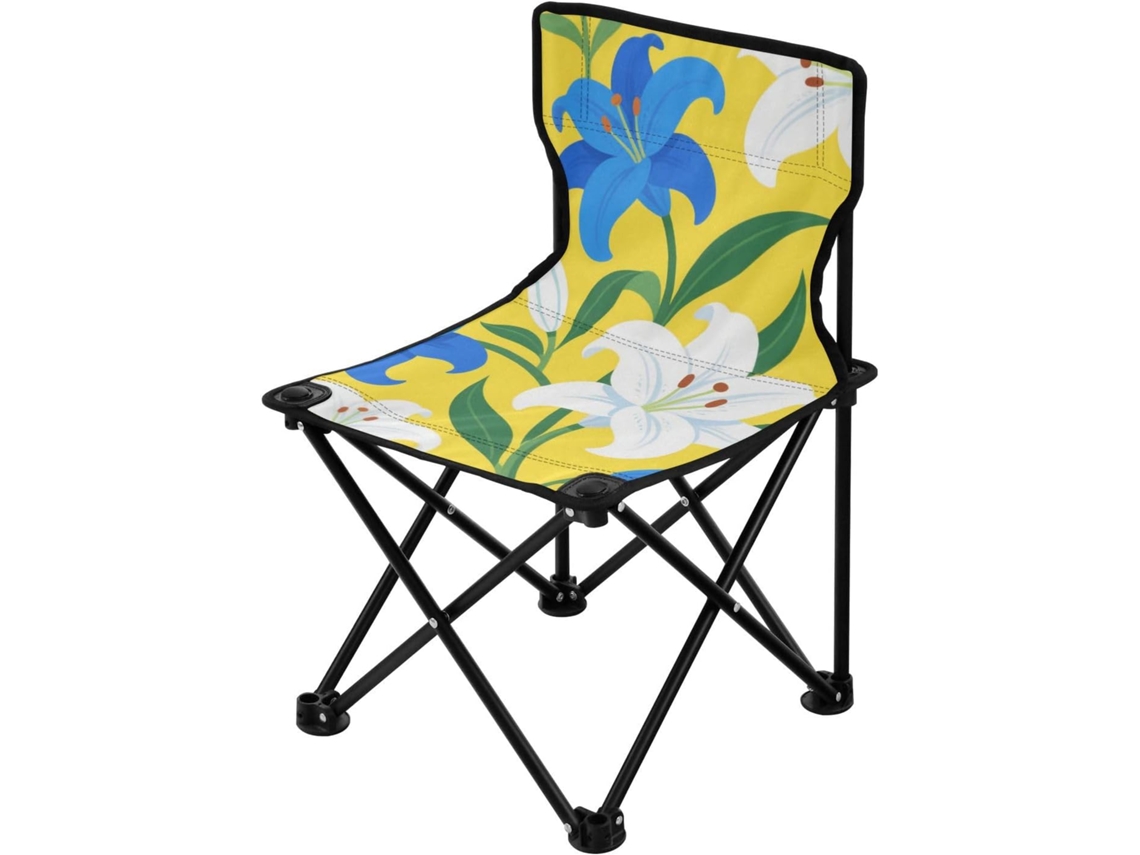 Silla De Camping Ultraligera Y Acero Nailon Transpirable Resistente