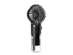 Ventilador nebulizador portátil Chrui de 4 velocidades (negro)