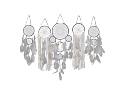 Juego De 5 Cortinas De Ensueño Bohemias Con Luna Y Estrellas Para La Decoración De Paredes Y Dormitorios.