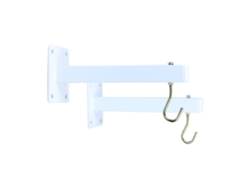 Kit de 2 soportes para pantalla de proyección, blanco