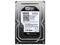 Disco HDD Interno WESTERN DIGITAL Caviar Black (500 GB - SATA - 7200 RPM)