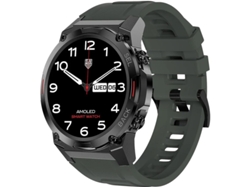 Reloj inteligente militar AMOLED de 1,43 pulgadas para hombre, con respuesta y realización de llamadas, monitor de actividad física, IP68, 400 mAh, con Yizhood