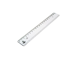 Régua Plástico Cristal Smart Office 20cm -1ud