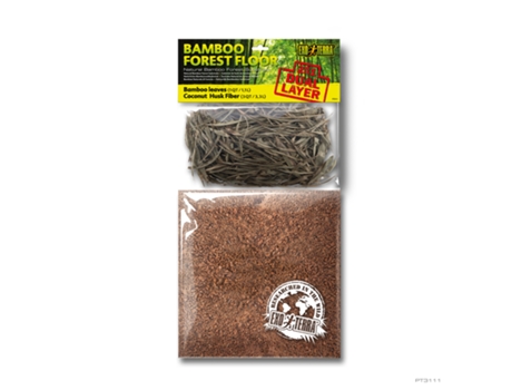 Sustrato doble capa pare terrarios Bamboo Forest Floor EXO TERRA,4,4L