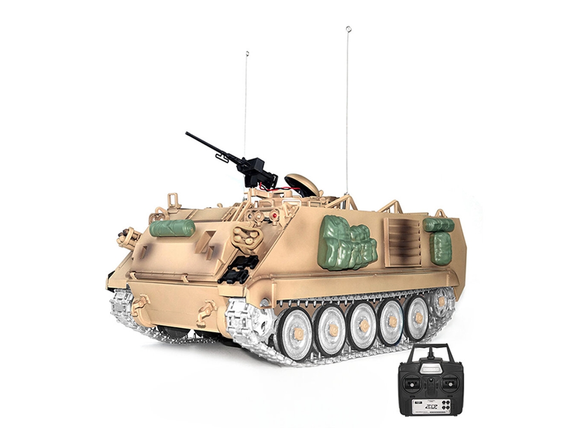 Edición Básica tongmodelo M113a2 Rtr 1/16 Tanque Batalla Rc 2.4g Con Sonido Humo, Disparo Y Luz Led. Modelo Vehículo Simulado Rtr. Juguetes