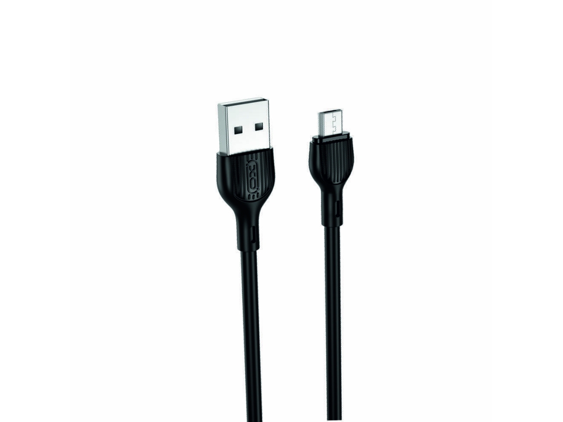 Cable USB-A 2.0 macho / Micro USB 2m Negro XO