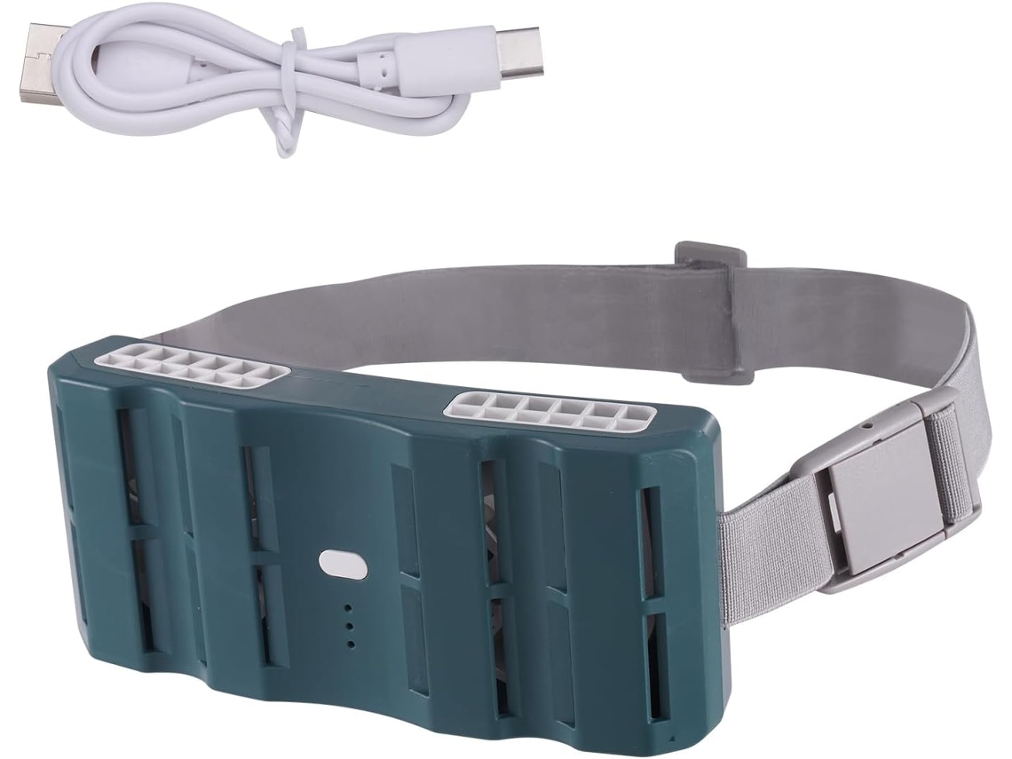 Ventilador De Correa | Con Clip Para 3 Velocidades Ajustables, Recargable