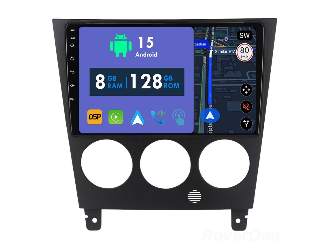 Coche Radio Android Auto Autoradio 8GB RAM 128G ROM CarPlay Navegación GPS Pantalla Táctil RoverOne para Subaru Impreza GD GG 2002 - 2007 