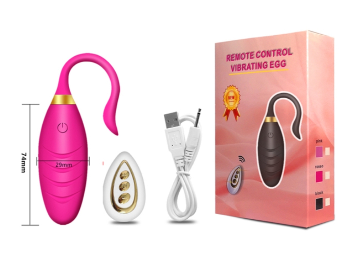 Vibrador con control remoto Yizhood (negro)