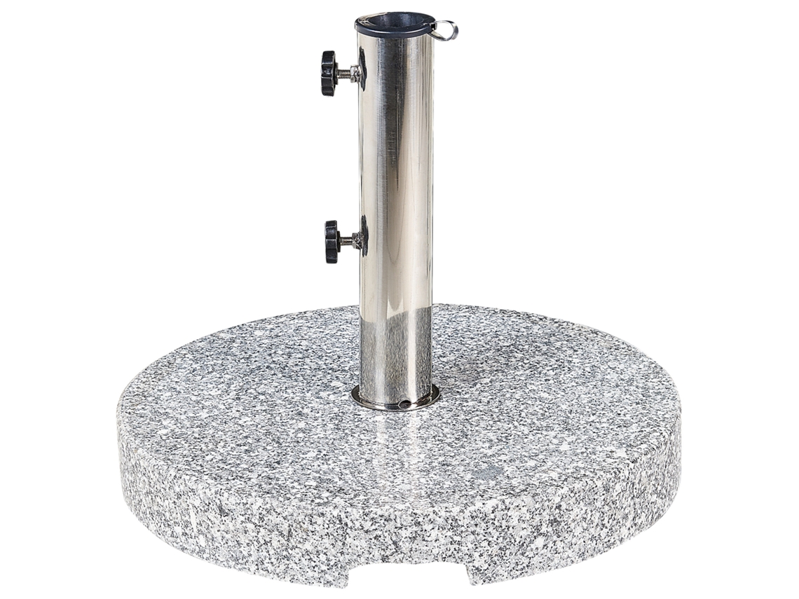 Base para sombrilla BELIANI Ceggia de Granito Gris 45x45x36