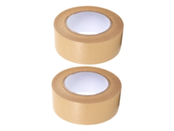 2 Rollos De Cinta Adhesiva Impermeable Para Mudanzas Y Embalaje.