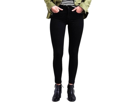 Pantalones Vaqueros LEVIS 720 Algodón Mujer (W31L30 - Negro)