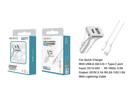 Cargador MODORWY MB1104 Blanco