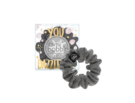 Goma para el Cabello INVISIBOBBLE You Dazzle Me Negro (1 un)
