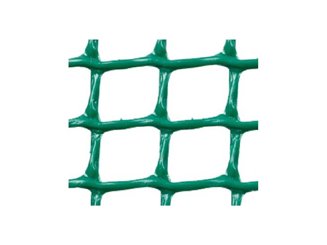 MALLA PLASTICA CUADRADA 2x2 cm VERDE 1x5m