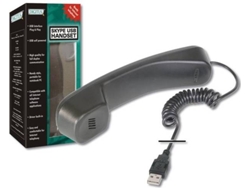 Auricular para Teléfono fijo Con Cable DIGITUS SKYPE USB