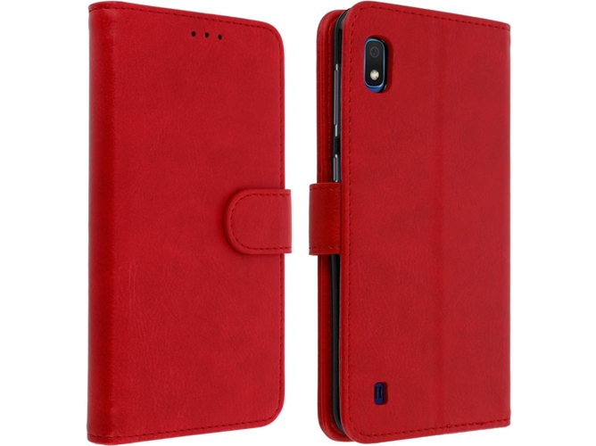 Funda Samsung Galaxy A10 AVIZAR Wallet Rojo
