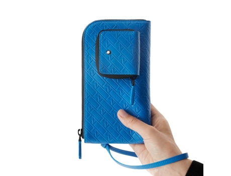 Cartera Fólio MONTBLANC Horizontal Gram Azul