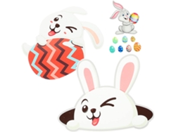 10 Pegatinas Magnéticas De Pascua, Pegatinas Decorativas De Dibujos Animados Para El Frigorífico.