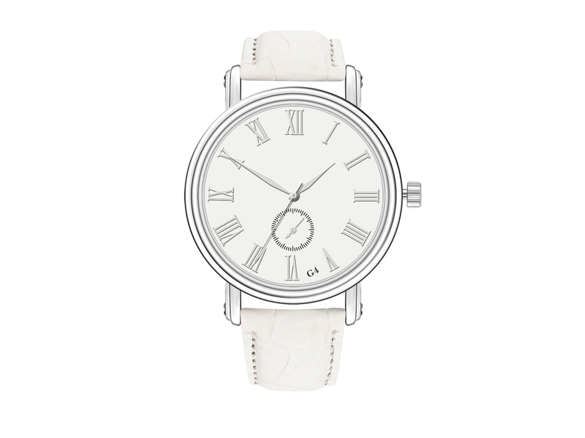 Reloj De Pulsera De Cuero Casual Simple Para Hombres G4 Reloj De Cuarzo