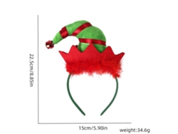 Diadema navideña con cuernos, accesorio navideño brillante, ideal para fiestas, cosplay y uso diario Aeuzwr (Estilo 58)