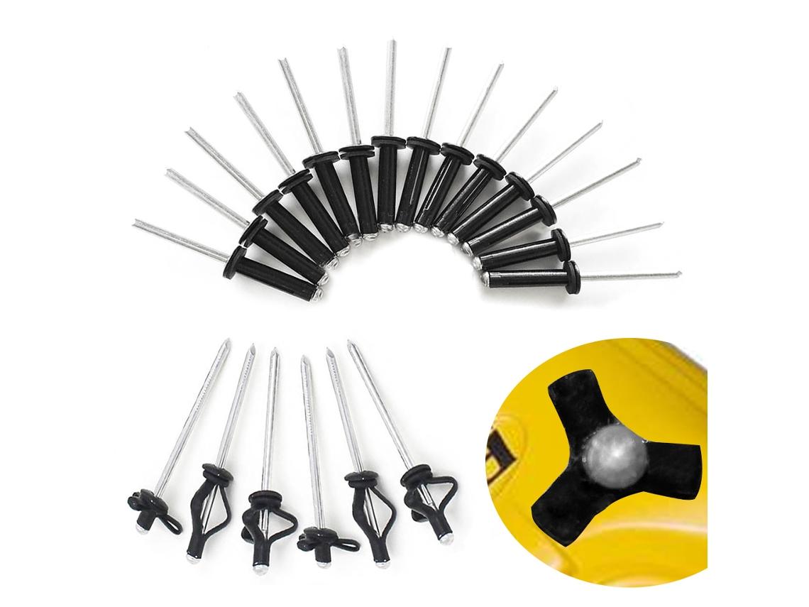 20 Remaches De Aluminio Tri-grip Para Accesorios De Kayak, Canoa Y Barco, Accesorios Náuticos