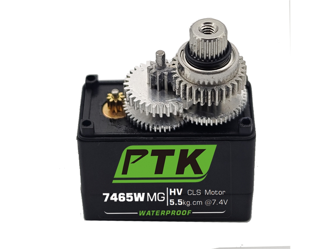 Blackptk 7465 Mg 25t Aluminum Gear 180 9g Digital Waterproof Rc Servo For Robot Fixed Wing Car And Aircraft Model