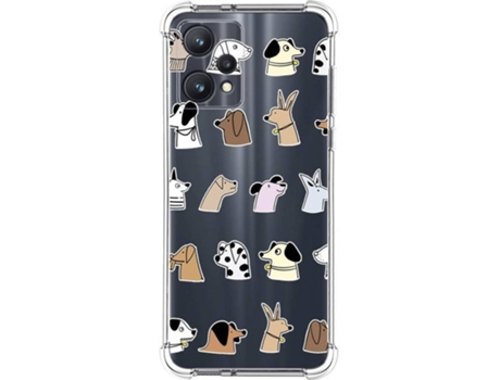 Carcasa Realme 9 Pro 5G TUMUNDOSMARTPHONE Dibujos Antigolpes Perros Multicolor