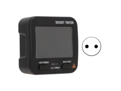 Probador De Enchufes Con Pantalla Digital, Voltaje, Material Duradero, Detector De Enchufes Multifuncional, Amplia Aplicación.