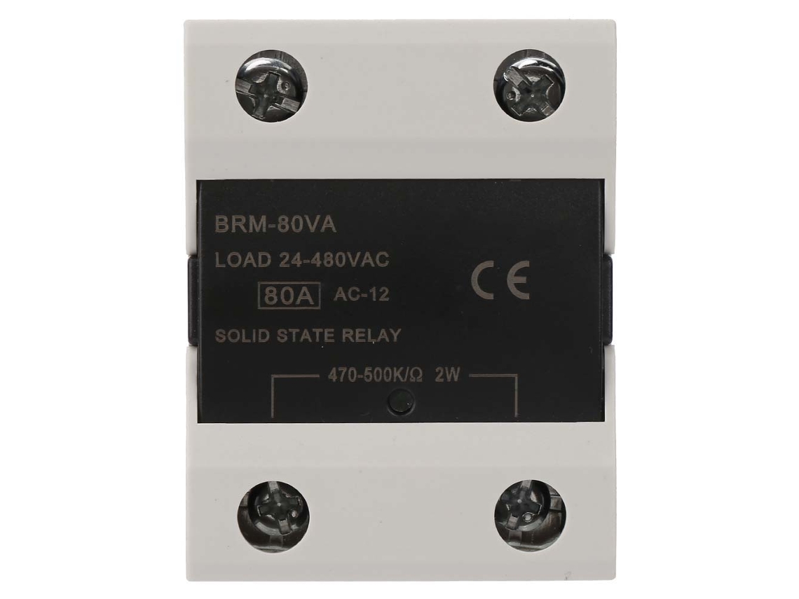Módulo De Relé De Estado Sólido Brm-80va Ssr 24-480vac 80a
