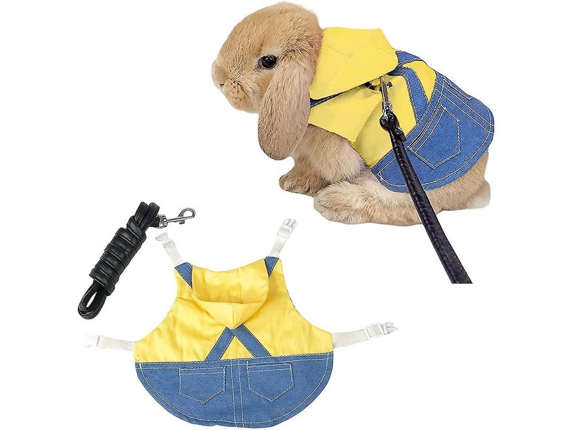 2026-arnés Ajustable Con Correa Para Conejo Hurón Cobaya Hamster Mascotas Pequeñas