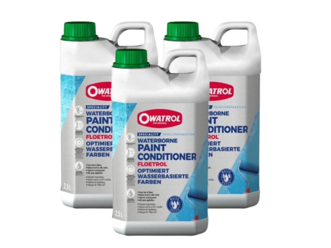 Kit 3 Unidades Aditivo Pintura Floetrol Vertedor 2,5 Lt OWATROL