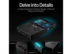 Consola De Juegos Portátil Brick De 128 Gb, Consola De Videojuegos Portátil Linux, Pantalla Ips De 3,2 Pulgadas Y 1024 X 768