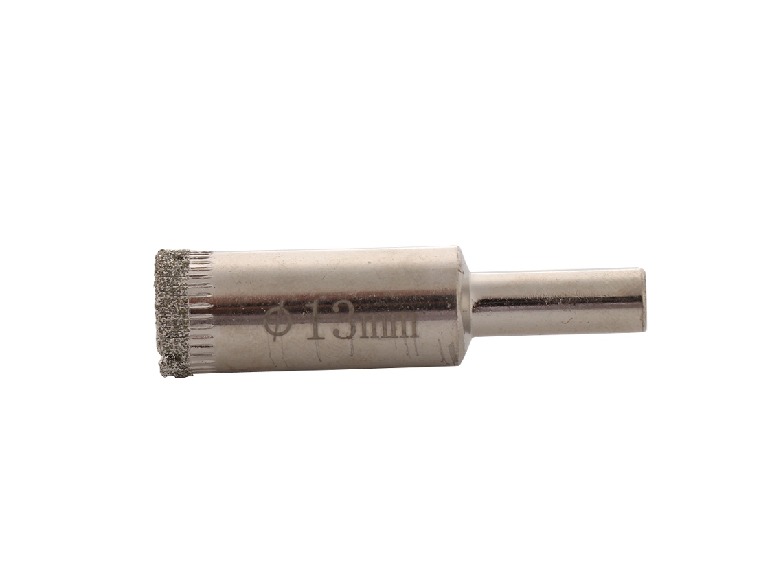 Broca de diamante para vidrio y cerámica de 13 mm - Perforación de agujeros en azulejos y granito con broca de sierra circular
