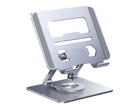 Soporte giratorio para tableta base ajustable elevadora y plegable para tableta de escritorio ELKUAIE