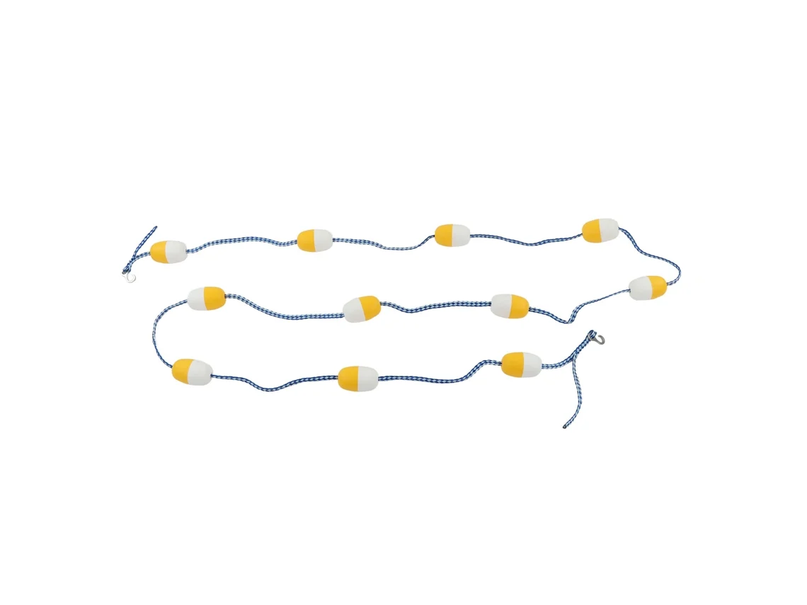 Línea Flotante Para Piscina De 5 M Y 7 Cm, Separador De Seguridad De Pvc Reutilizable.