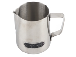 Jarra de café de acero inoxidable con inducción de temperatura para arte latte en casa o en la oficina