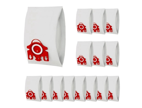 Saco de pó 15 peças para aspirador de pó miele fjm air clean 3d eficiência