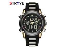 Reloj Deportivo Electrónico De Cuarzo Para Hombre (dorado), Resistente Al Agua Y Multifuncional.