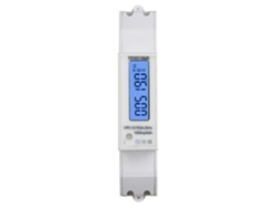 Medidor De Energía Monofásico Multifuncional De 230 V Ca Con Rs485 Modbus, Pantalla Lcd, Montaje En Carril Din De 35 Mm
